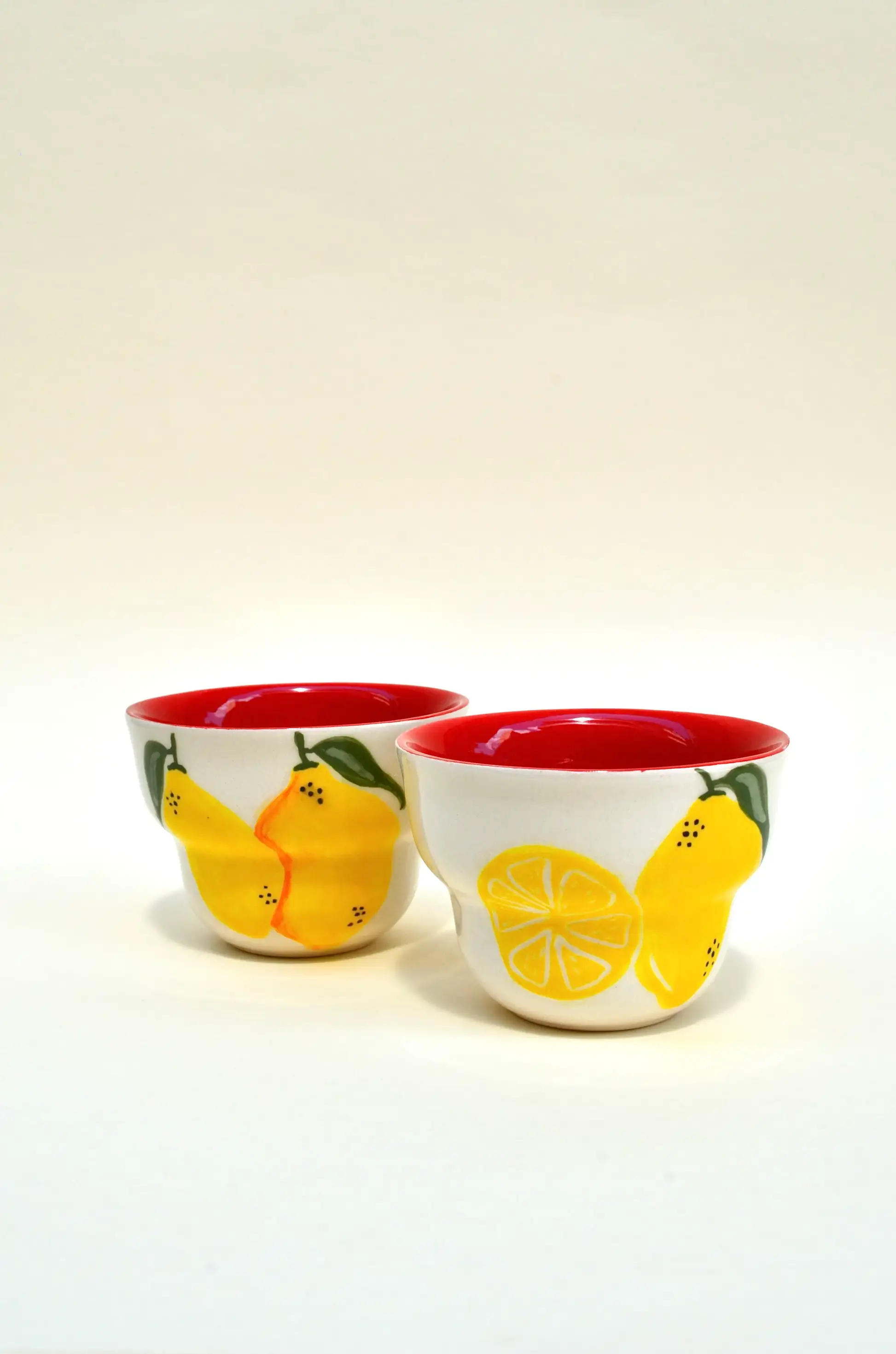Limon Desenli Bardak 2'li
