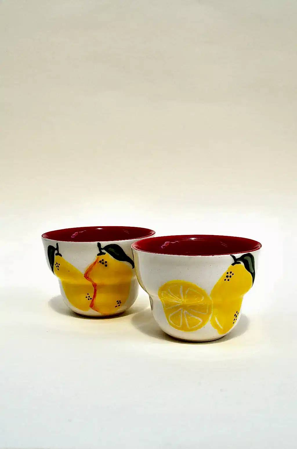 Limon Desenli Bardak 2'li