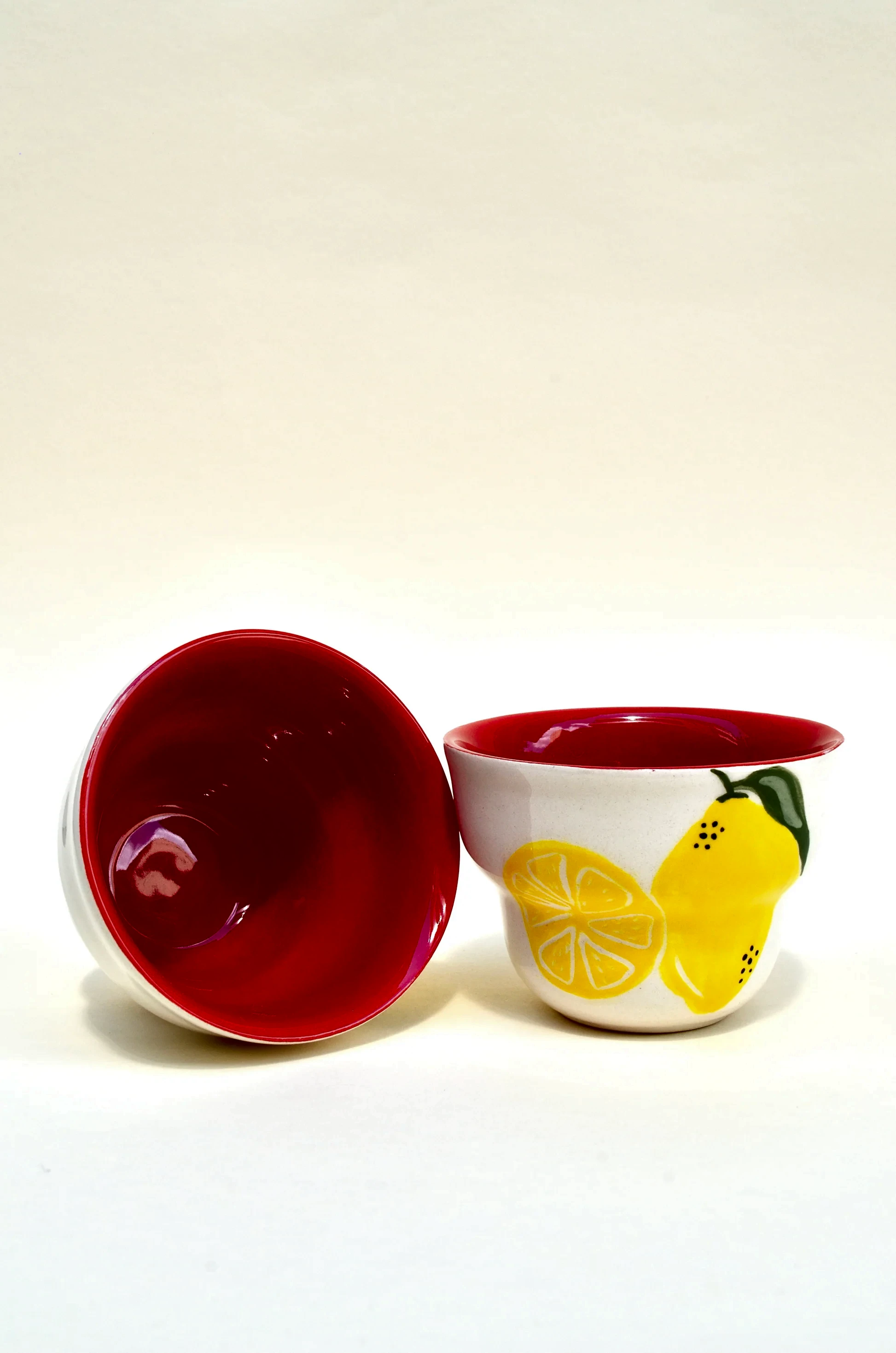 Limon Desenli Bardak 2'li