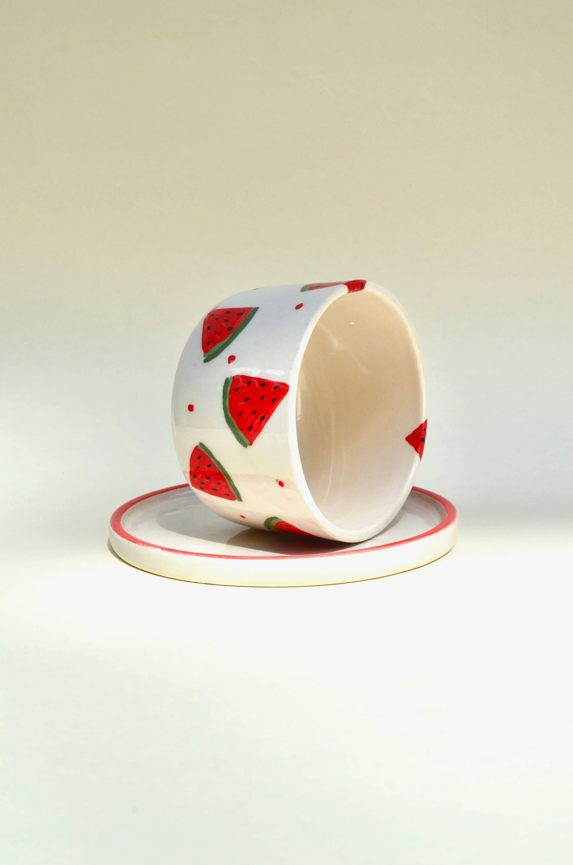 Karpuz Dilim Desenli Bardak